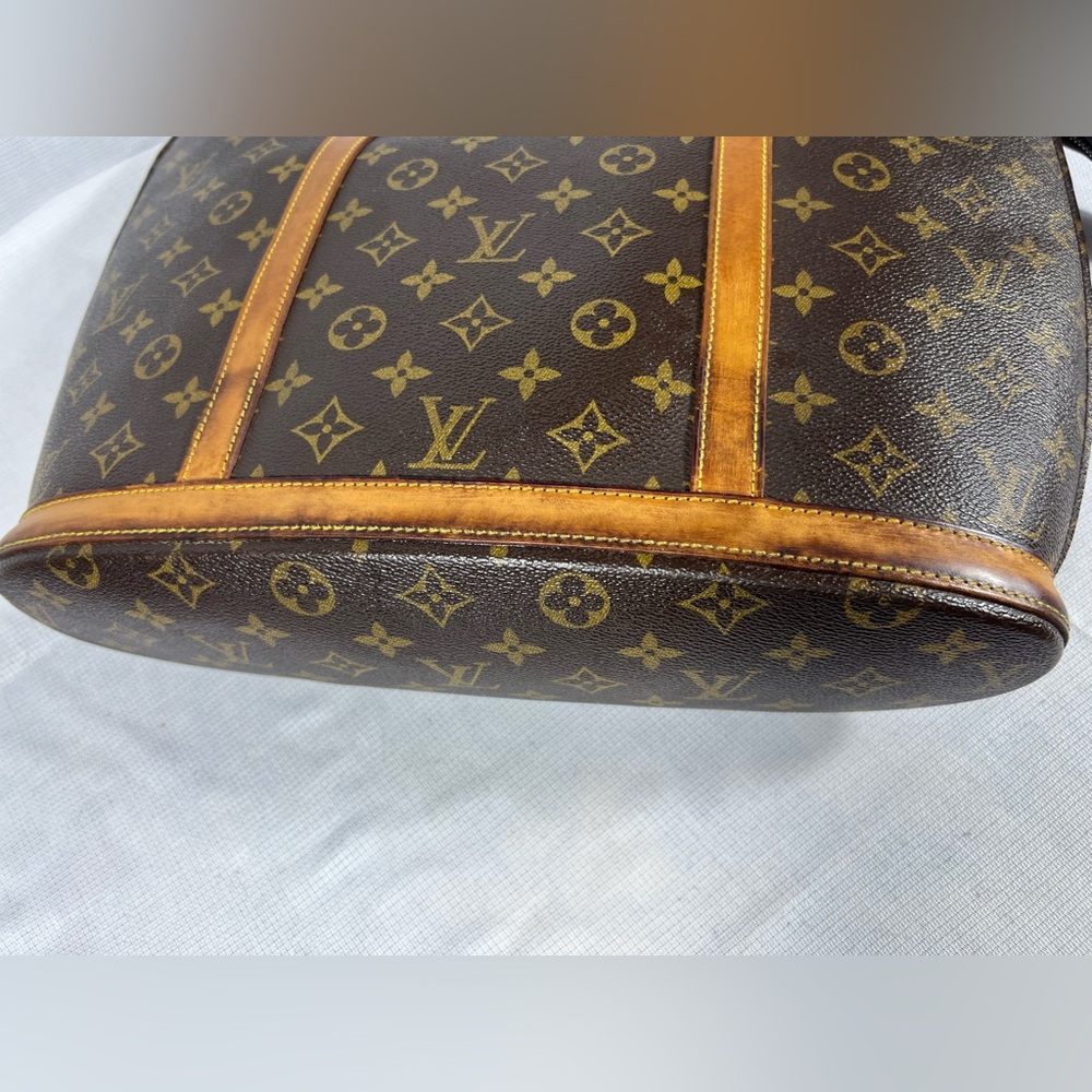 3001: Louis Vuitton Babylone Monogram Canvas Leather Tote Bag Shoulder Bag GM - Picture 9 of 14